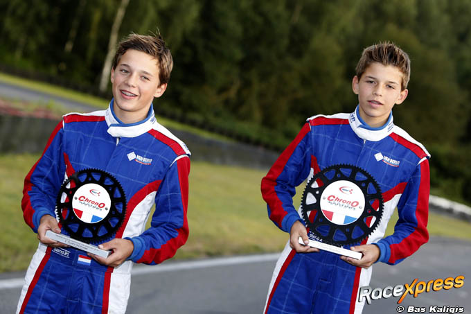Kay en Glenn van Berlo op podium